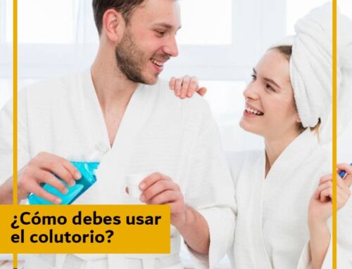 ¿Cómo debes usar el colutorio?